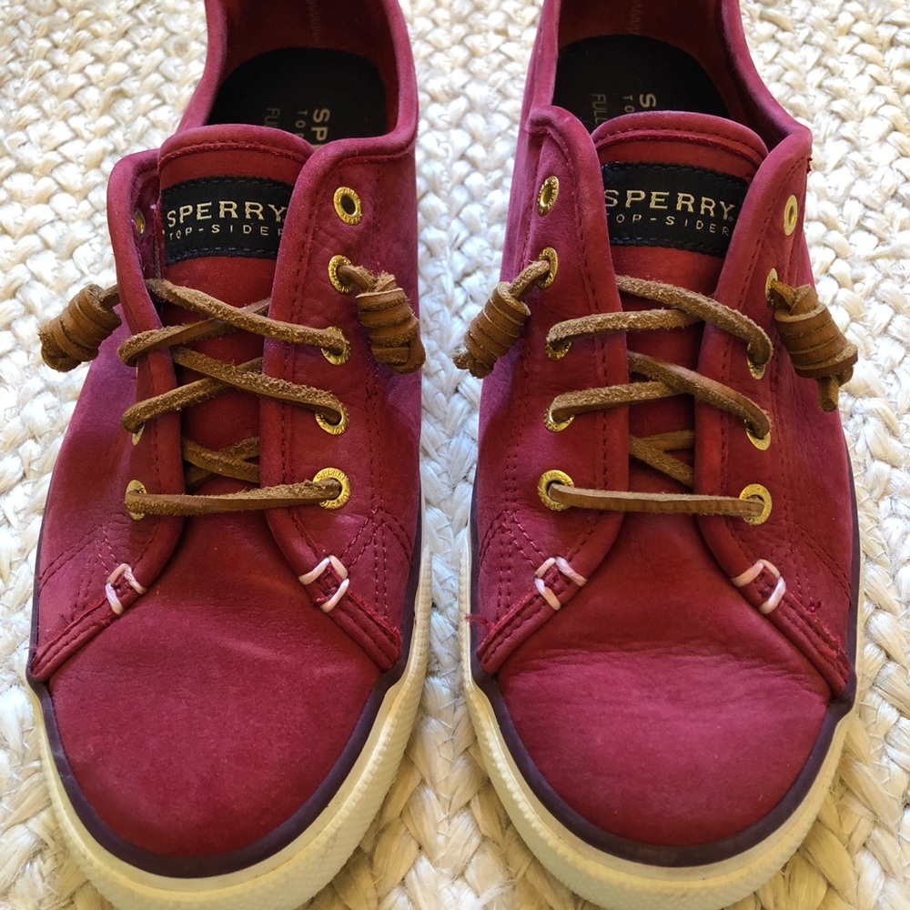 Sperry suede sneakers
